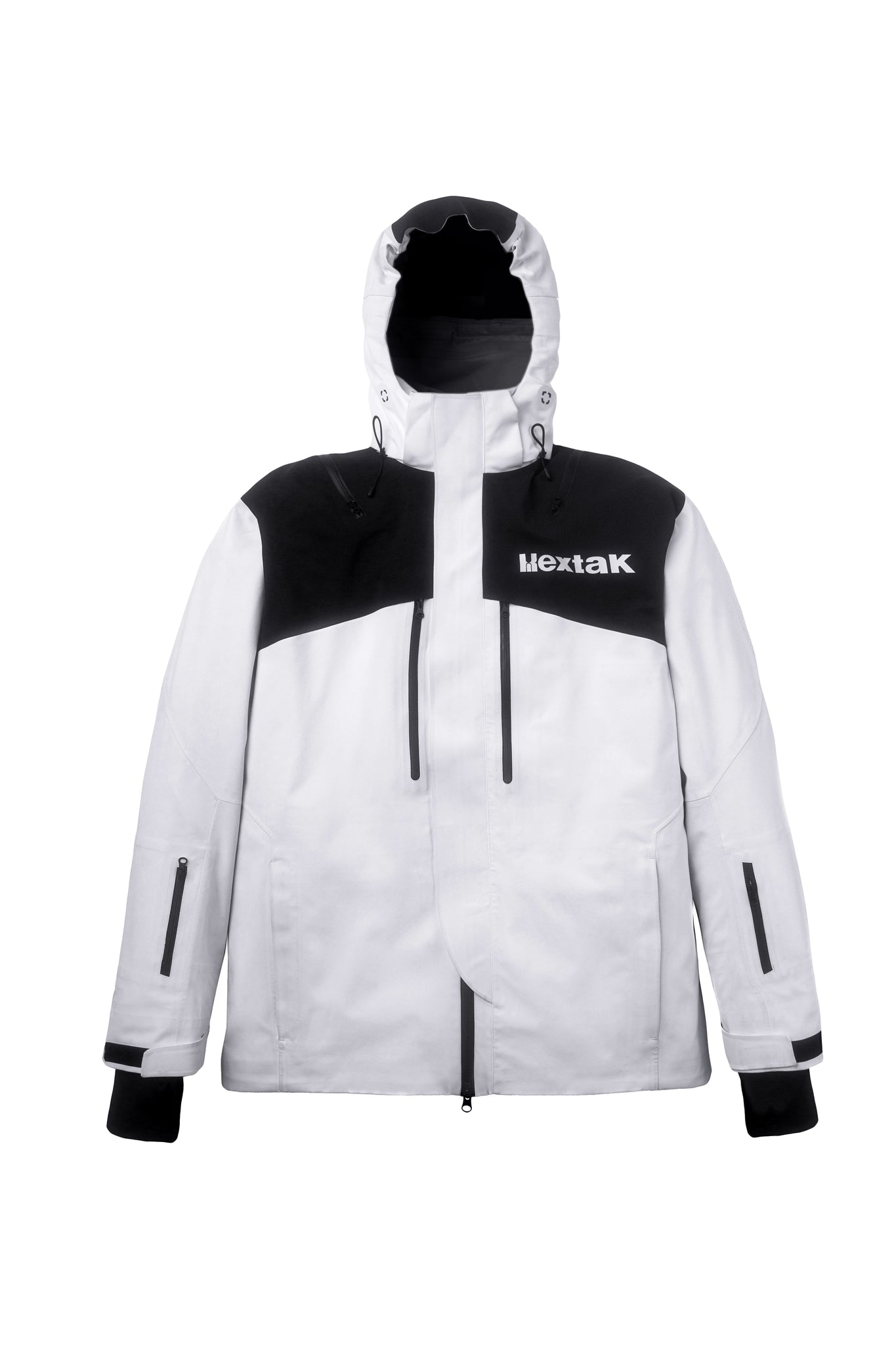 Men's Hextak Vanguard White And Black Ski Suit