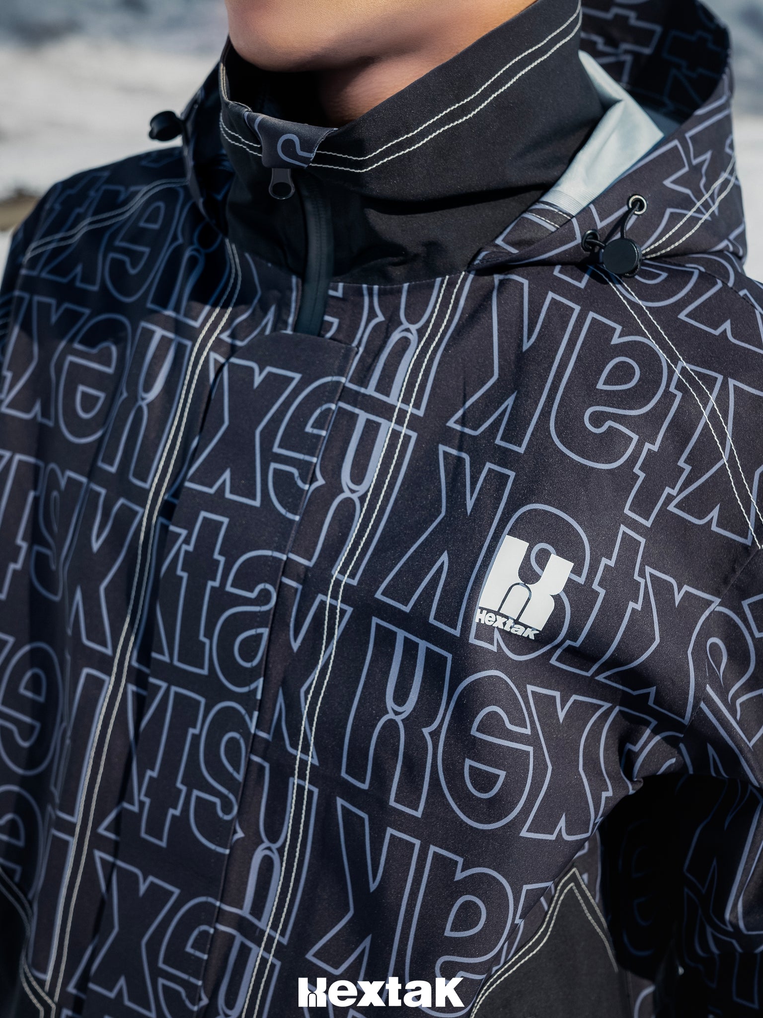 Men‘s Hextak Zenith Logo Print Snow Jacket