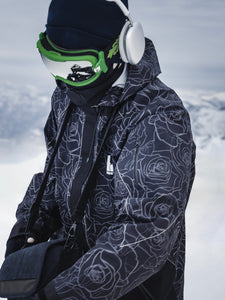 Men's Hextak Zenith Rose Print Snow Jacket