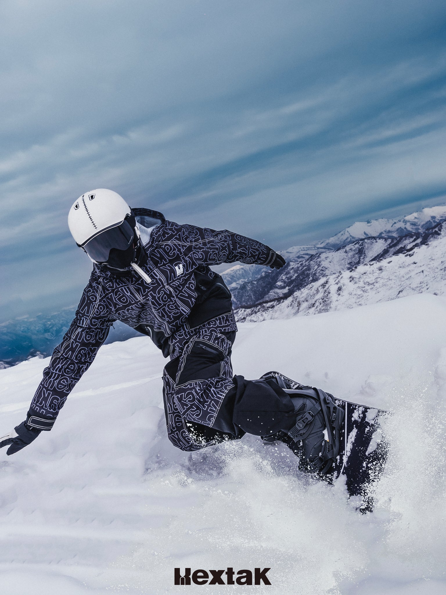 Men‘s Hextak Zenith Logo Print Ski Suit Logo Print / M Men‘s Hextak Zenith Logo Print Ski Suit Logo Print / M