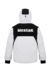 Men's Hextak Vanguard White And Black Ski Suit