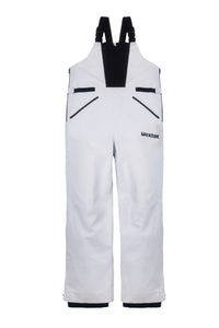 Women's Hextak Vanguard White And Black Snow Bib Pants