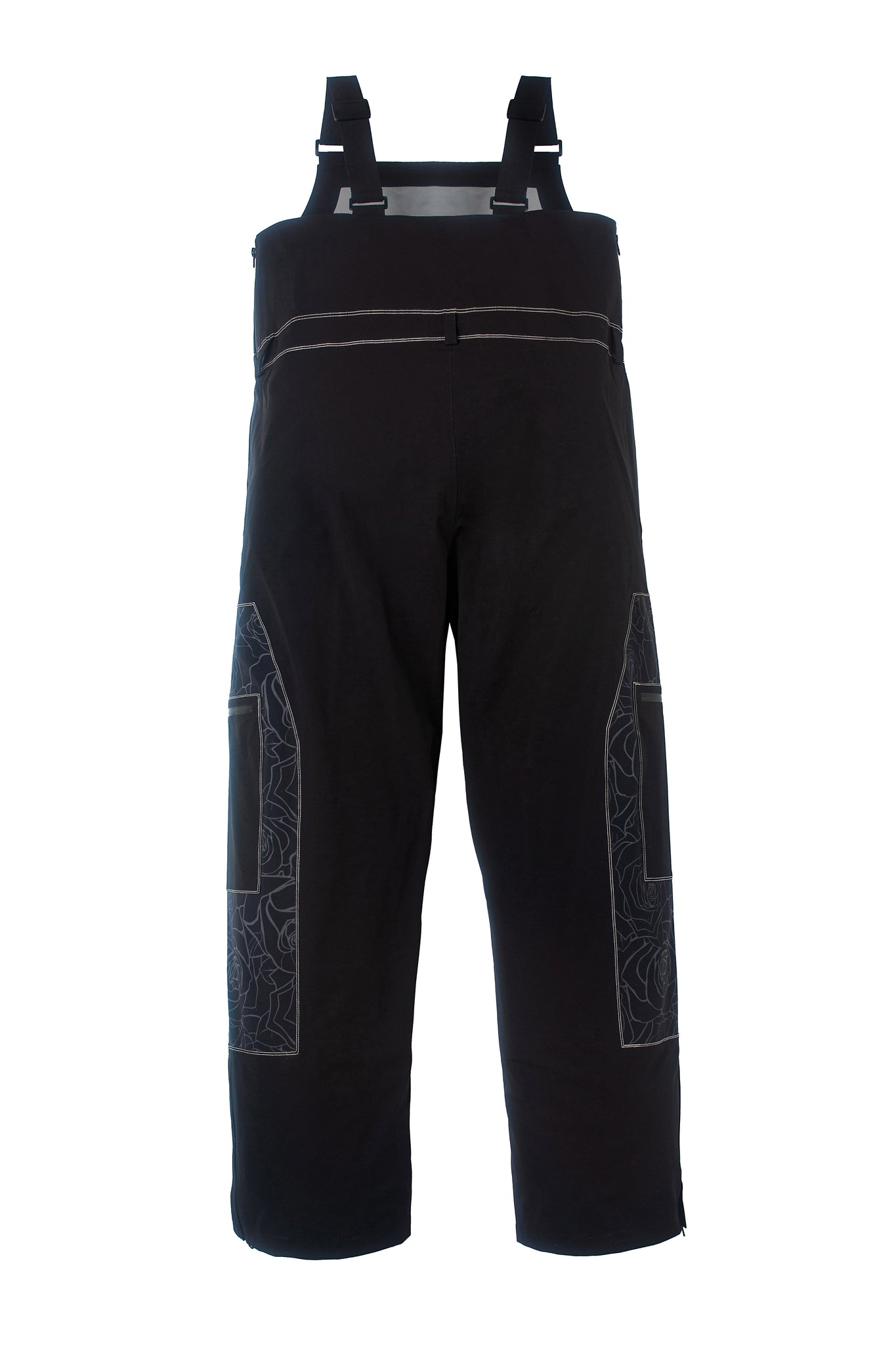 Men's Hextak Zenith Rose Print Snow Bib Pants