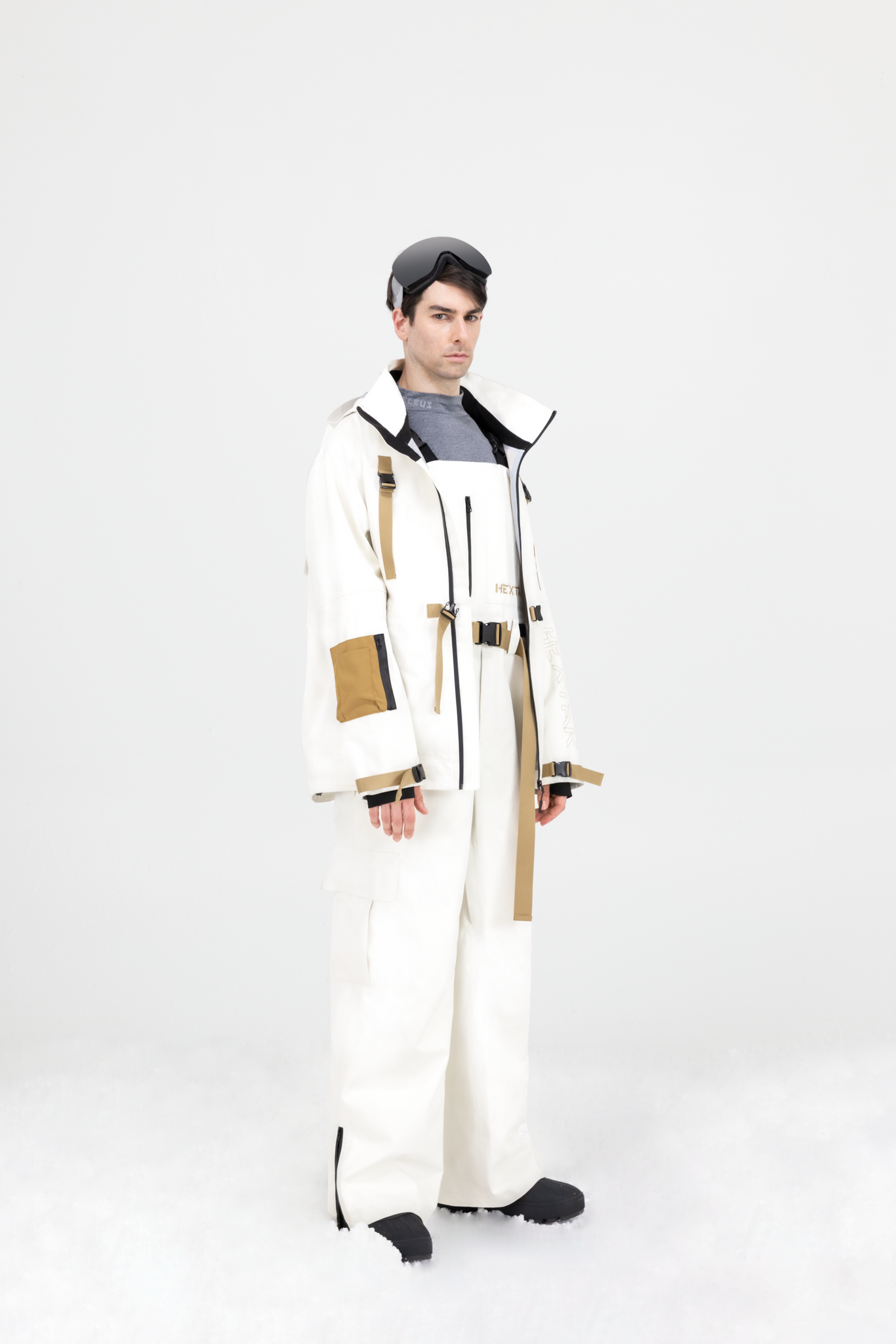 Men's Hextak Avant Beige Ski Suit L Men's Hextak Avant Beige Ski Suit L