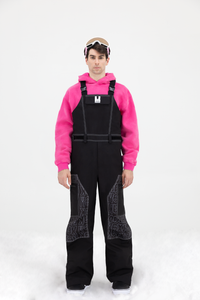 Men's Hextak Zenith Logo Print Snow Bib Pants