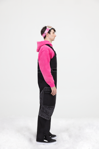 Men's Hextak Zenith Logo Print Snow Bib Pants