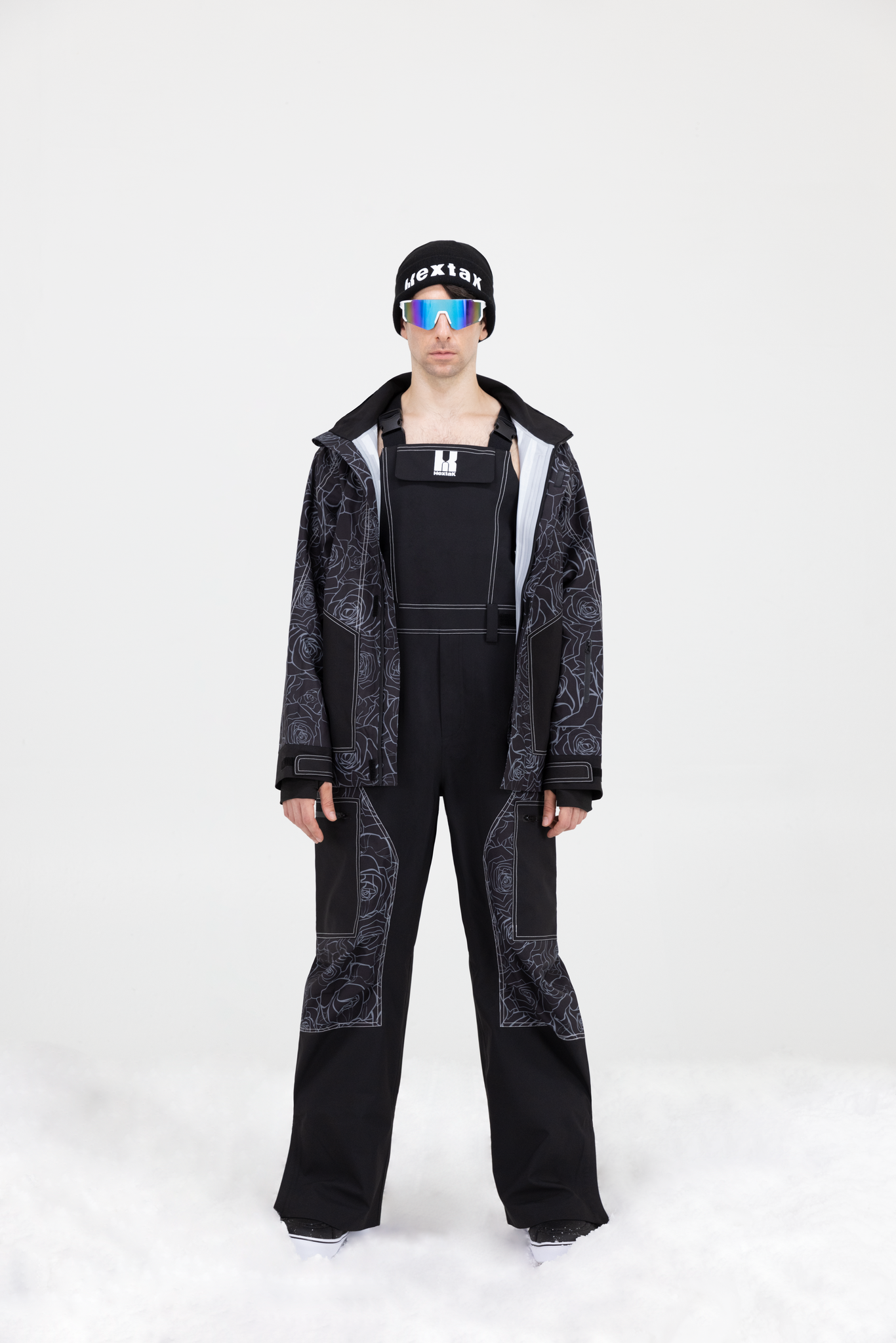 Men's Hextak Zenith Rose Print Ski Suit