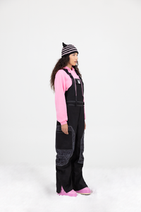 Women's Hextak Zenith Logo Print Snow Bib Pants